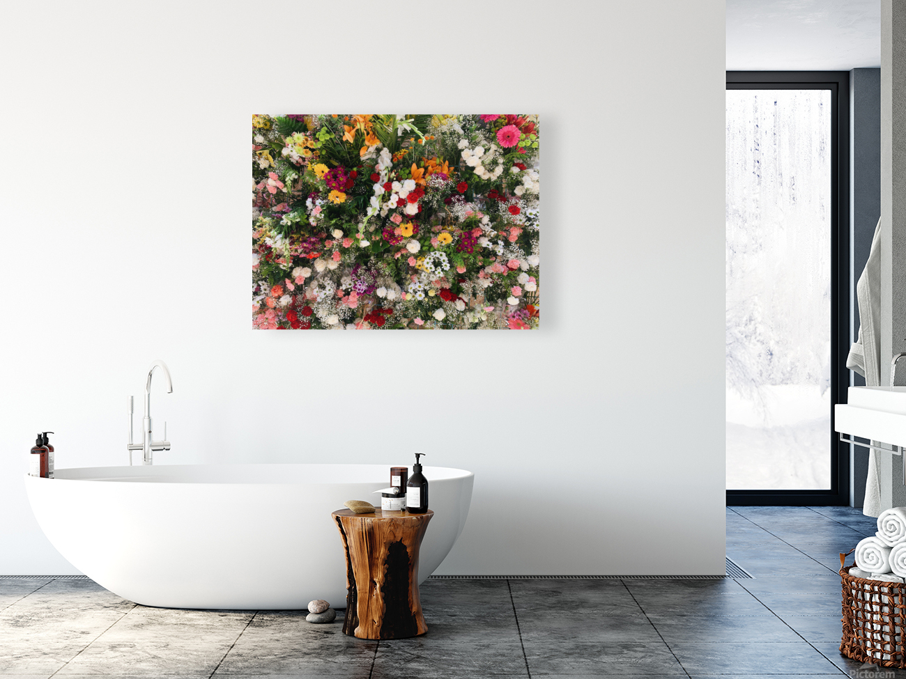 Flower Wall Reproduction