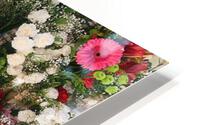 Flower Wall HD Metal print