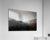 Laurel Mountain Snowing  Acrylic Print
