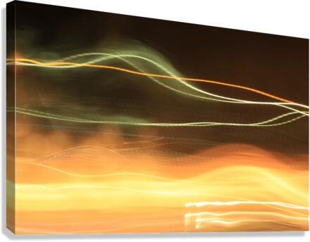 Street Light Blur Canvas Print