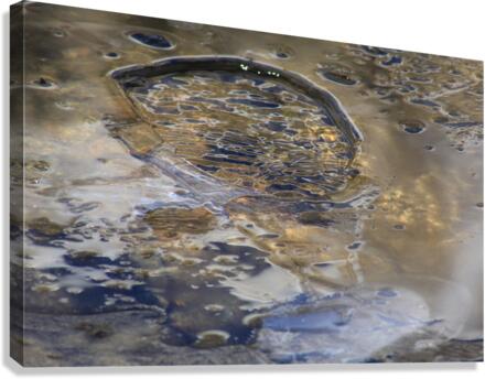ice water abstract Canvas Print