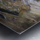 ice water abstract Metal print