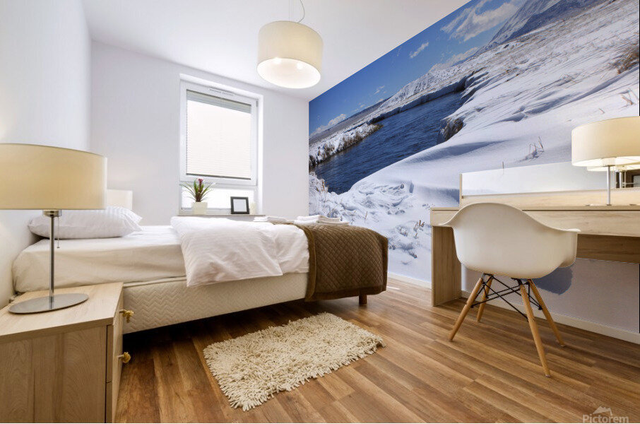 OwensRiverSnow Mural print