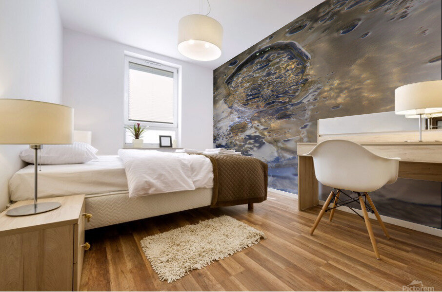 ice water abstract Mural print