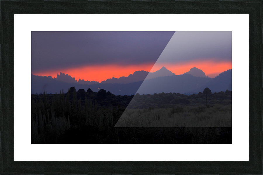 minarets silhouette  Picture Frame print