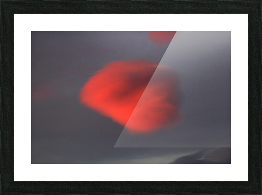 redspaceship Picture Frame print