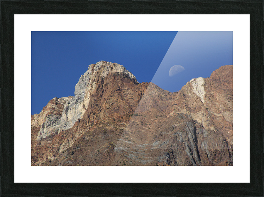 Moon Mt. Baldwin Picture Frame print