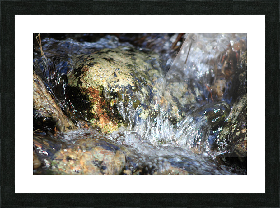 Water Flowing Picture Frame print