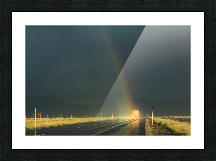 Hwy Rainbow Picture Frame print