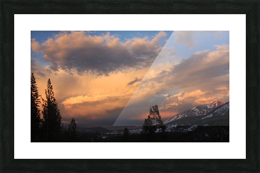 Sunset Tumultuous Sky Picture Frame print