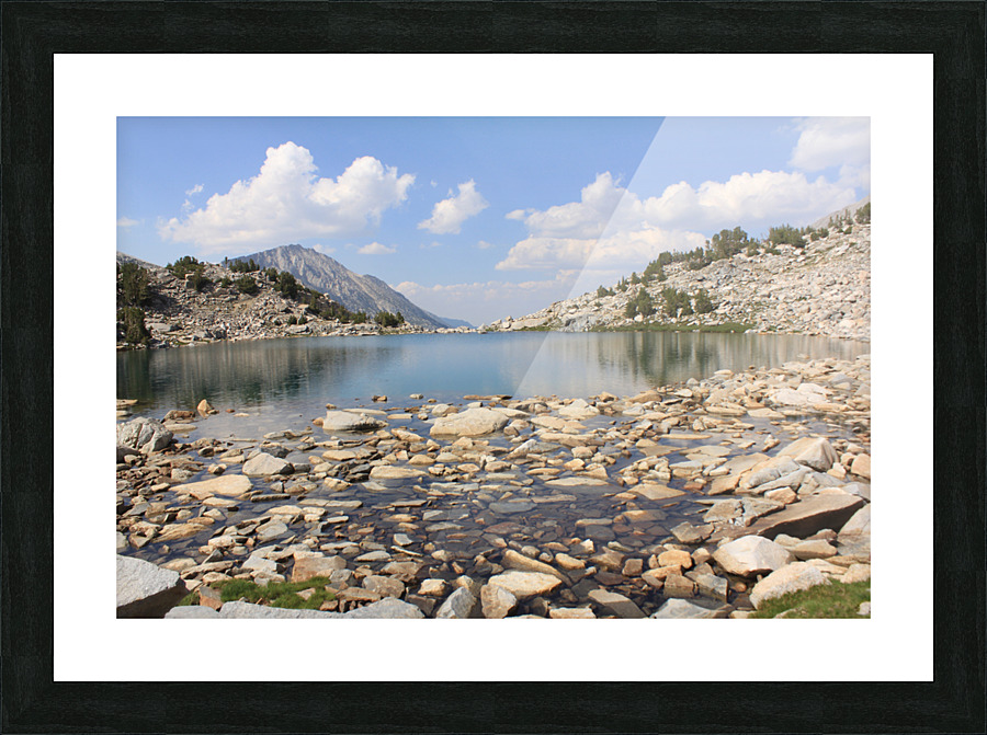 Treasure Lakes Coblestone Picture Frame print