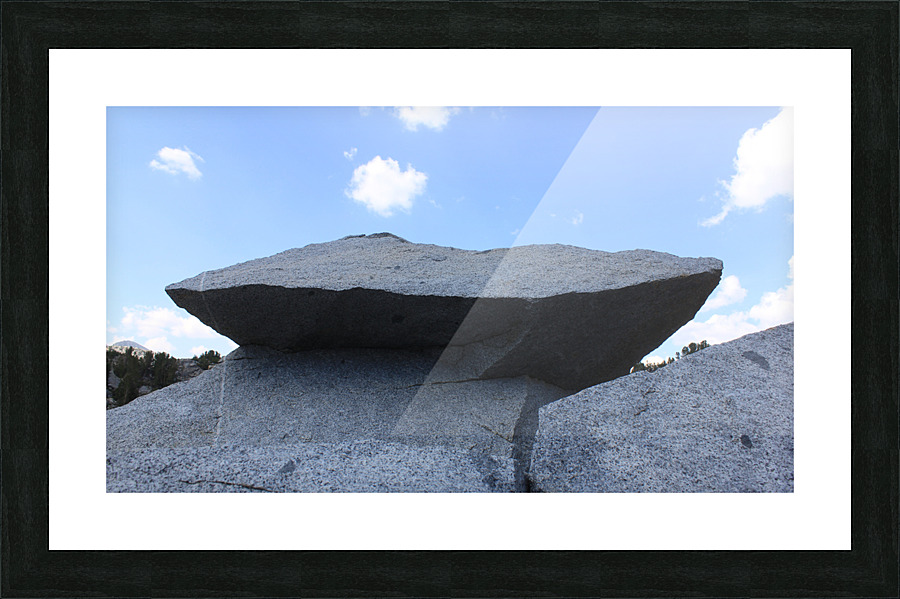 Erratic Rock Boulder Picture Frame print