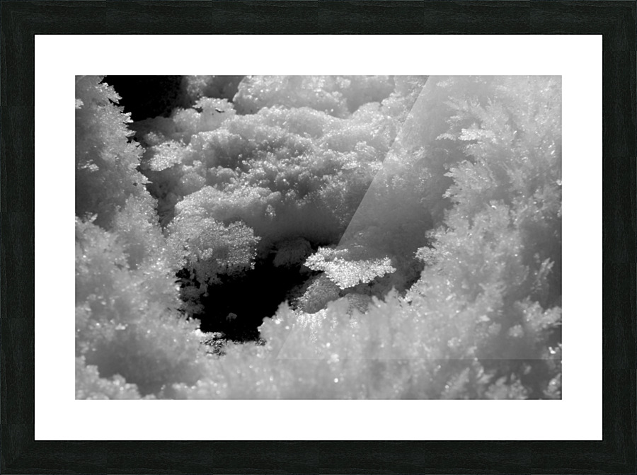 Snow Crystal Picture Frame print