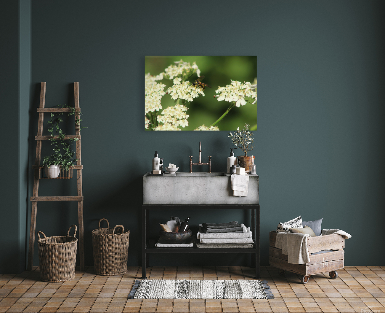BeeWhiteFlower Reproduction