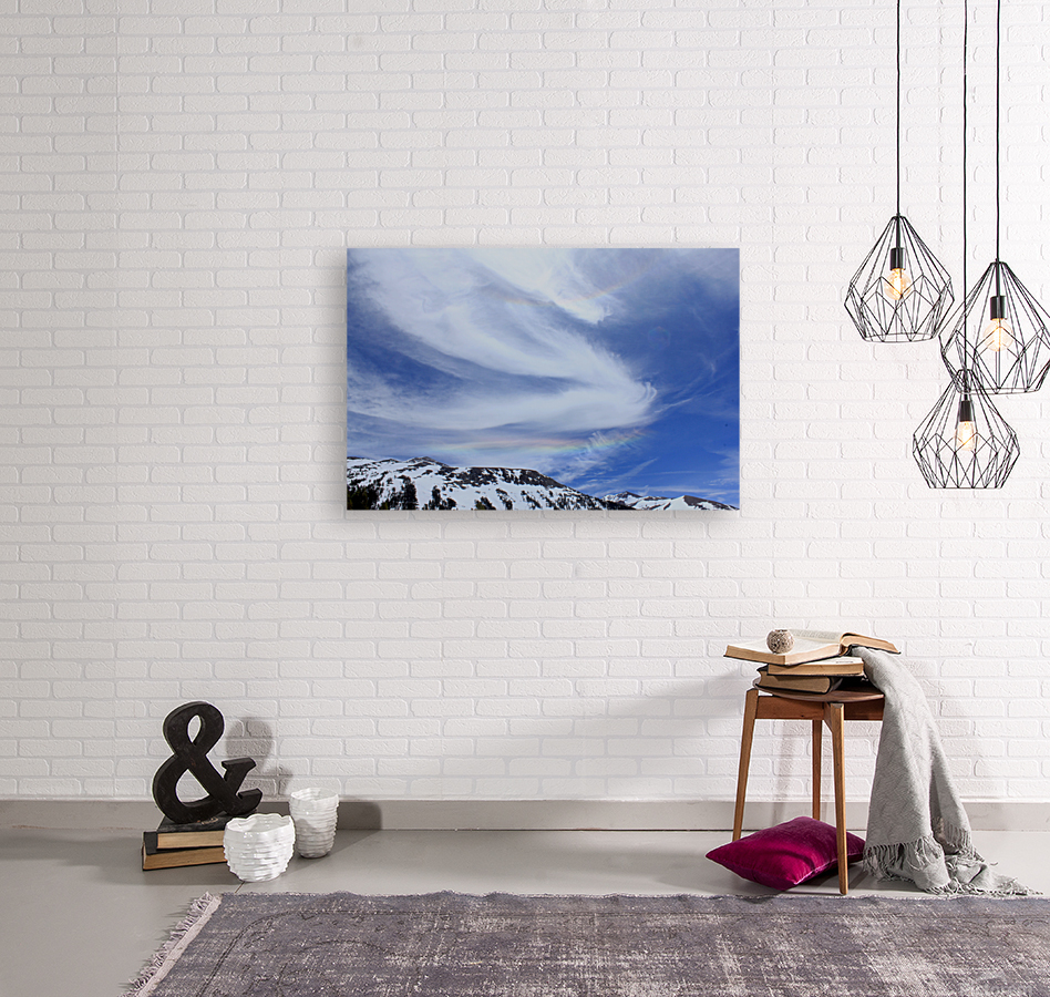 Cirrus Clouds Ice Rainbow Reproduction