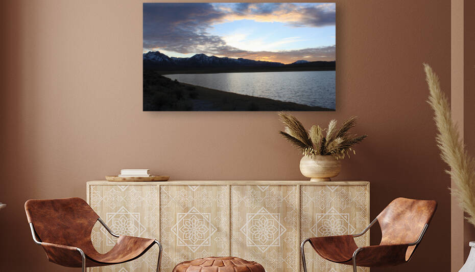 Lake Sunset Reflection Reproduction