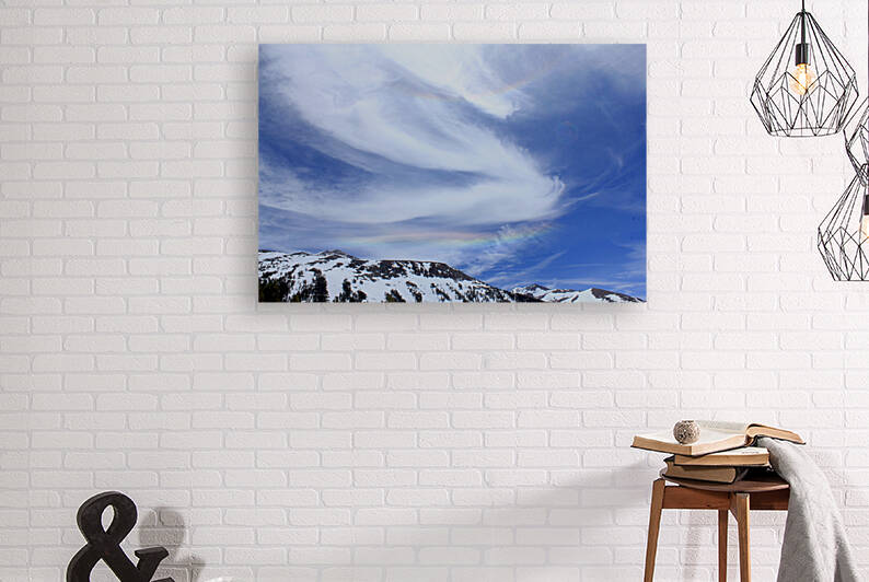 Cirrus Clouds Ice Rainbow by Dan McConnell