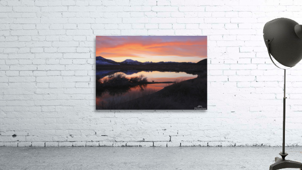 sunsetlaurelpond Wall Preview
