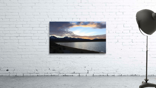 Lake Sunset Reflection Wall Preview