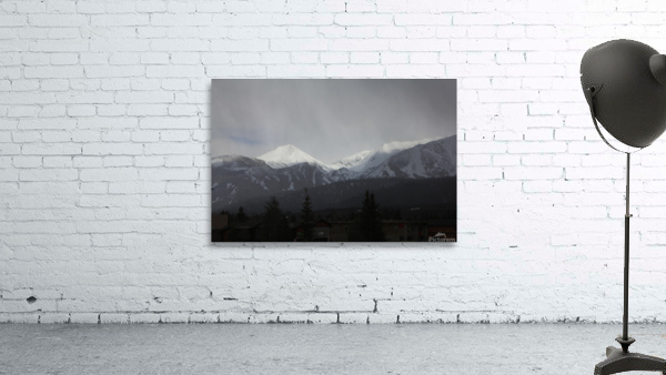 Laurel Mountain Snowing  Wall Preview