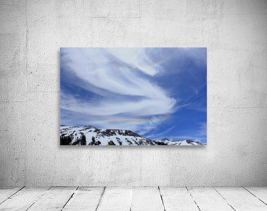 Cirrus Clouds Ice Rainbow Wall Preview