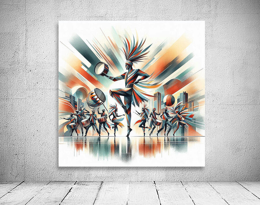 Rhythmic Urban Parade Wall Preview