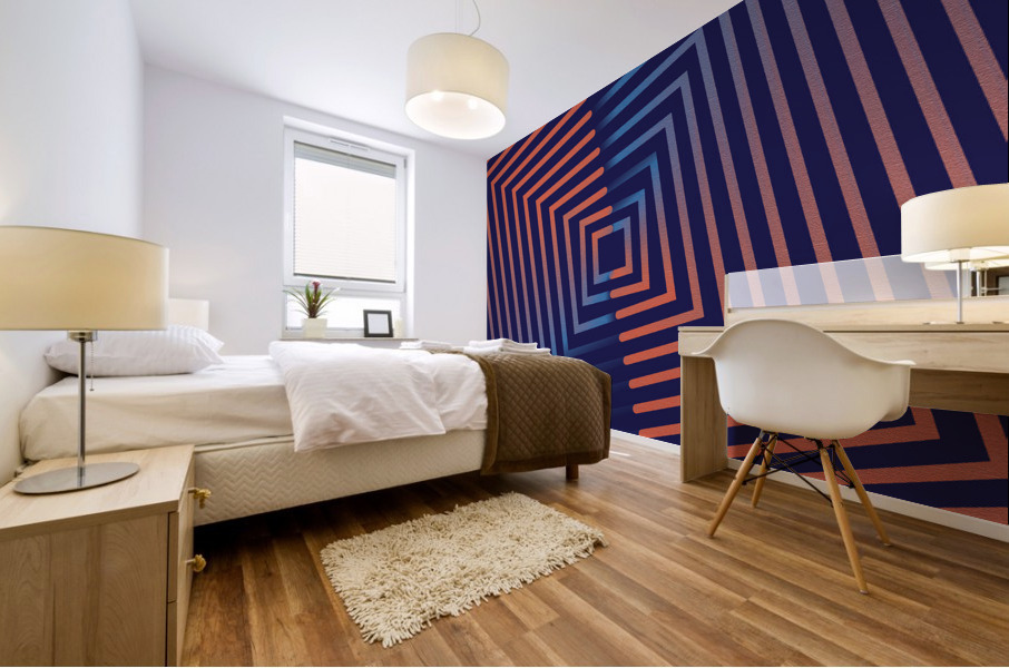 The Stairs Mural print