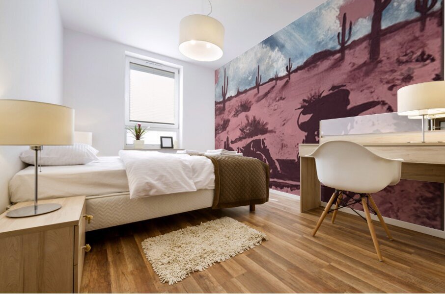 ubothered boones Mural print