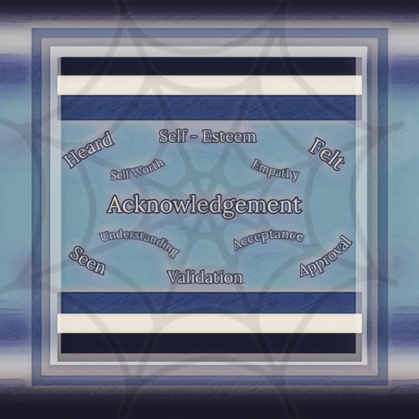 Acknowledgement Word-Web Digital Download