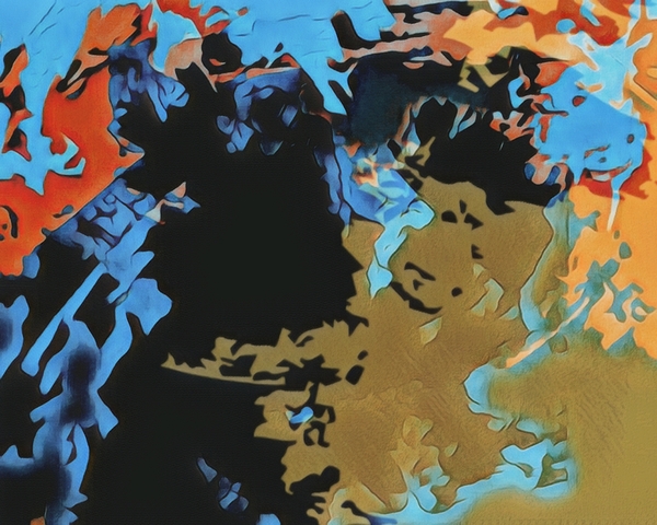 Chaotic Brushstrokes Digital Download