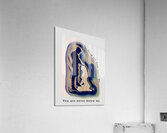Surrender - with text Acrylic Print