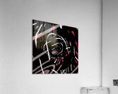 Streaming Red Acrylic Print