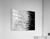 Jagged Edges B&W Acrylic Print