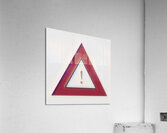 Altered Caution Acrylic Print