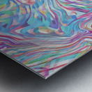 Vibrance Swirl Metal print