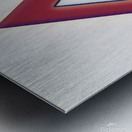 Altered Caution Metal print