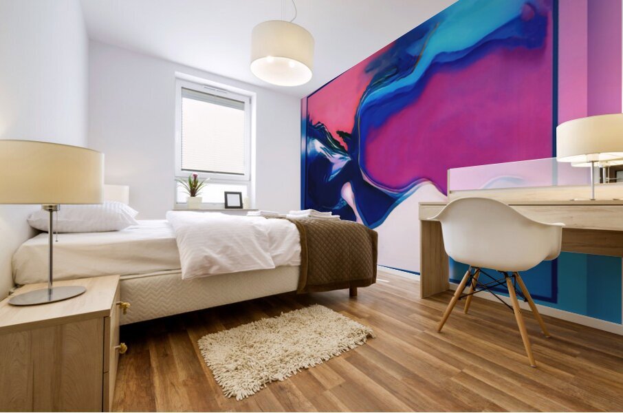 Splashed Frame Mural print