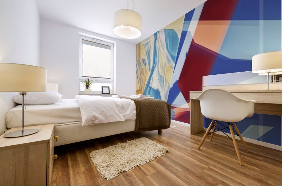 Split Design Mural print