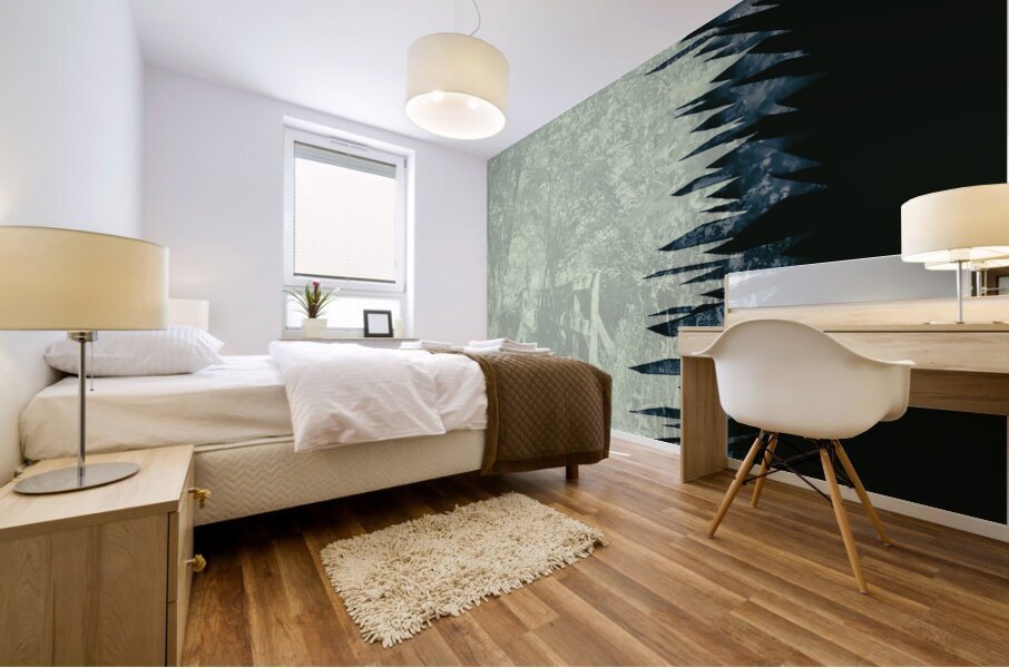 Jagged Edges Mural print
