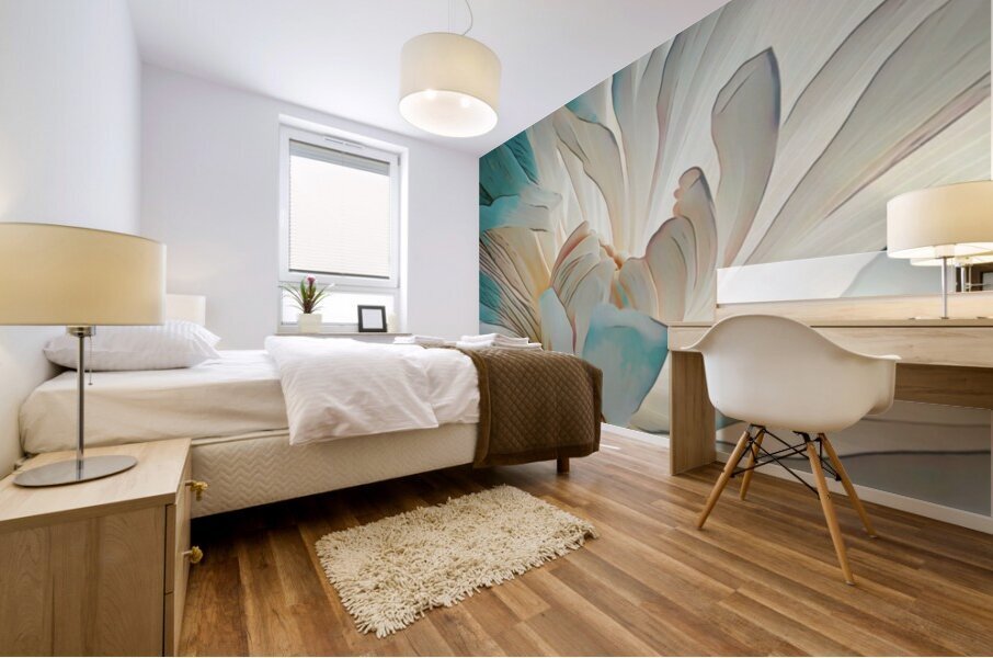 Light Petals Mural print