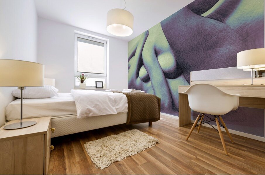 Loving Embrace Mural print