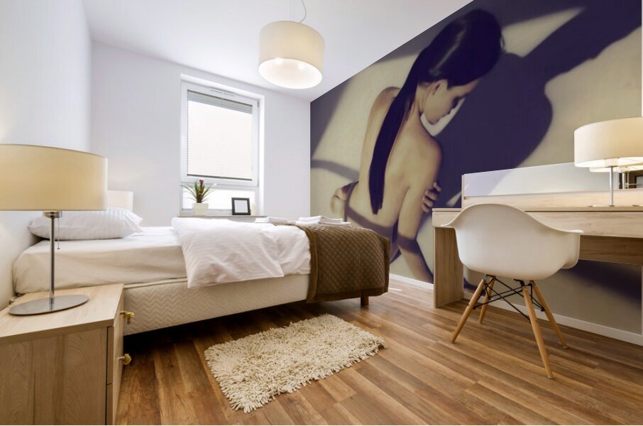 Solitude with color Mural print