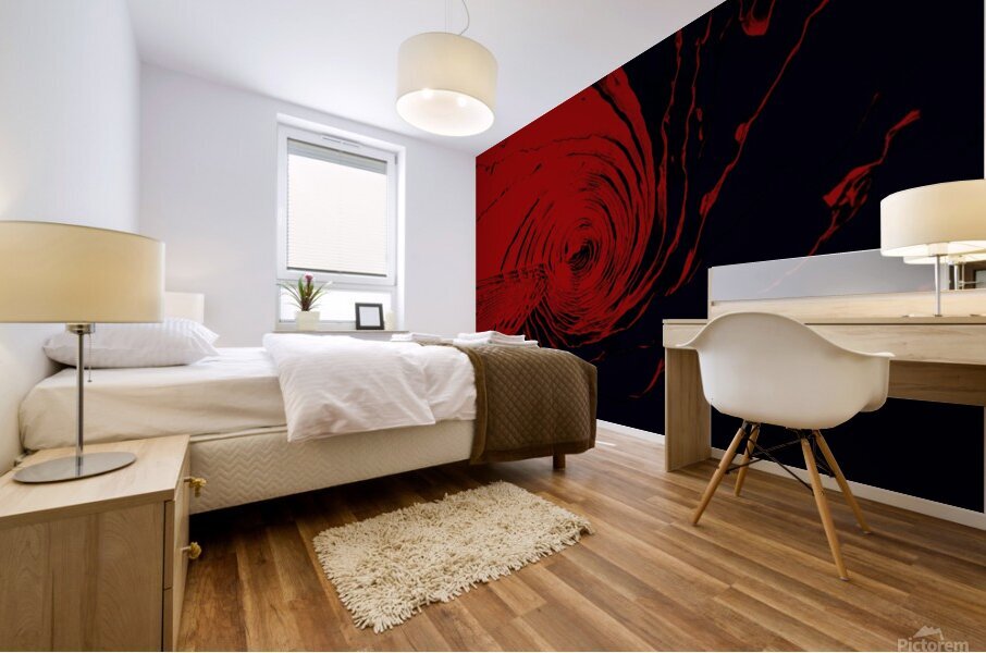 Circle Spray V2 Mural print