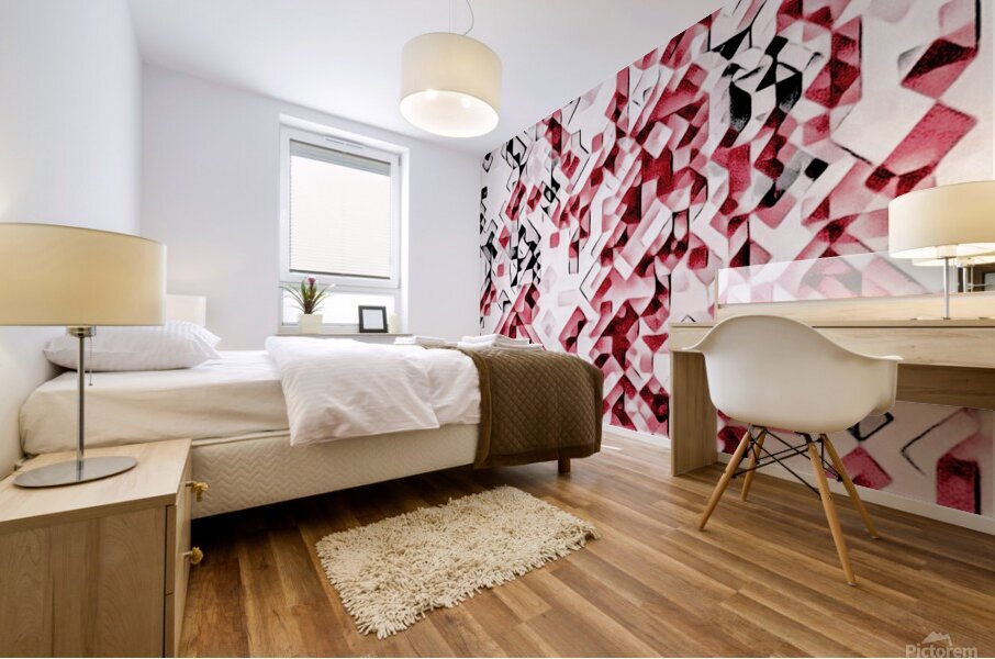 Letter Blocks Mural print