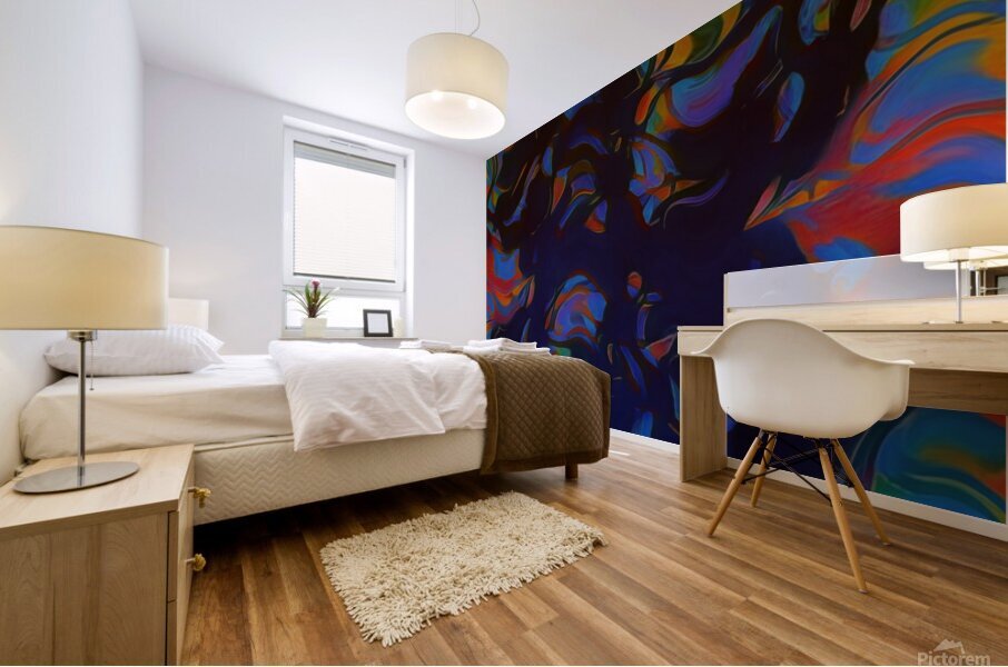 Color Clash Mural print