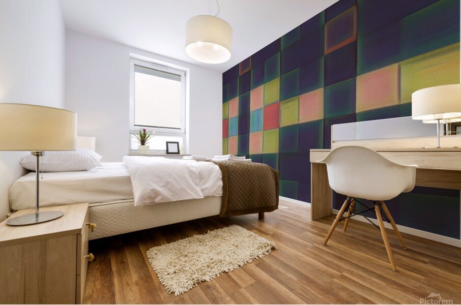 Oil Blocks Mural print