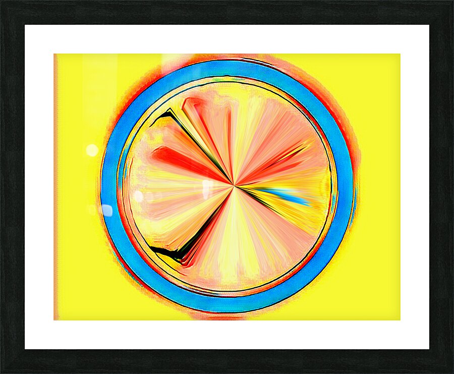 Altered Citrus Picture Frame print