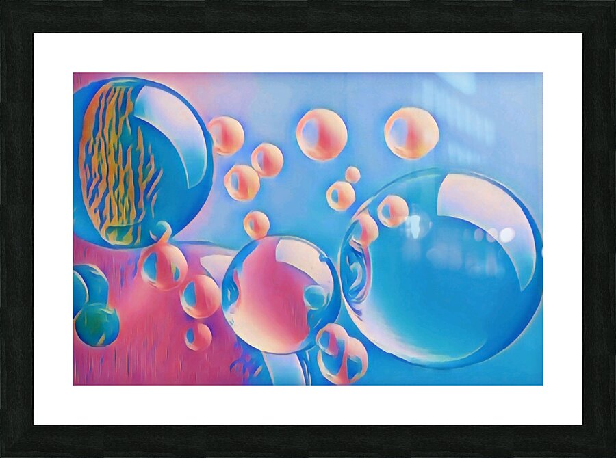 Dream Bubbles Picture Frame print