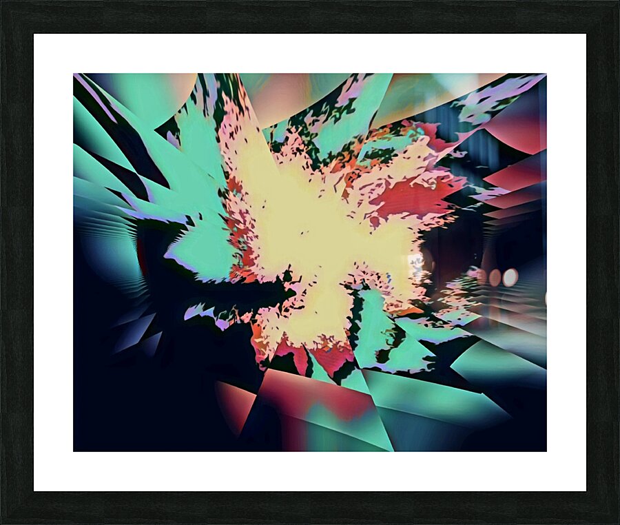 Shattered Reality Picture Frame print