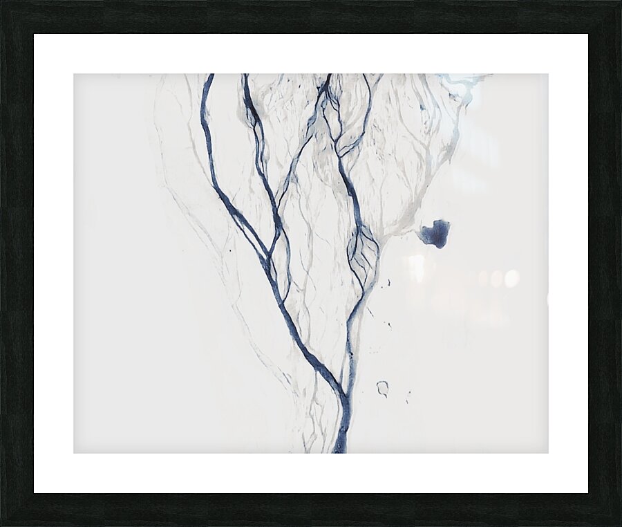 River Vein Picture Frame print